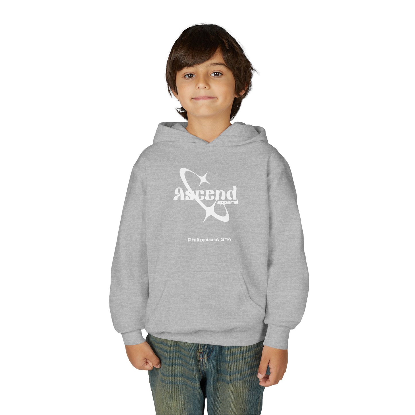 Ascend Apparel Youth Hooded Sweatshirt