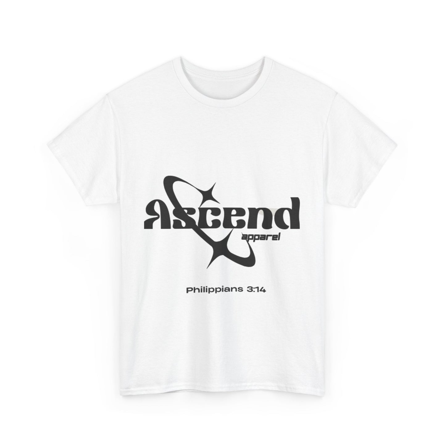 Ascend Apparel Unisex Heavy Cotton Tee | Cool Casual Wear, Universe Vibes, Planet Graphics, Gift for Space Lovers, Trendy Everyday Style