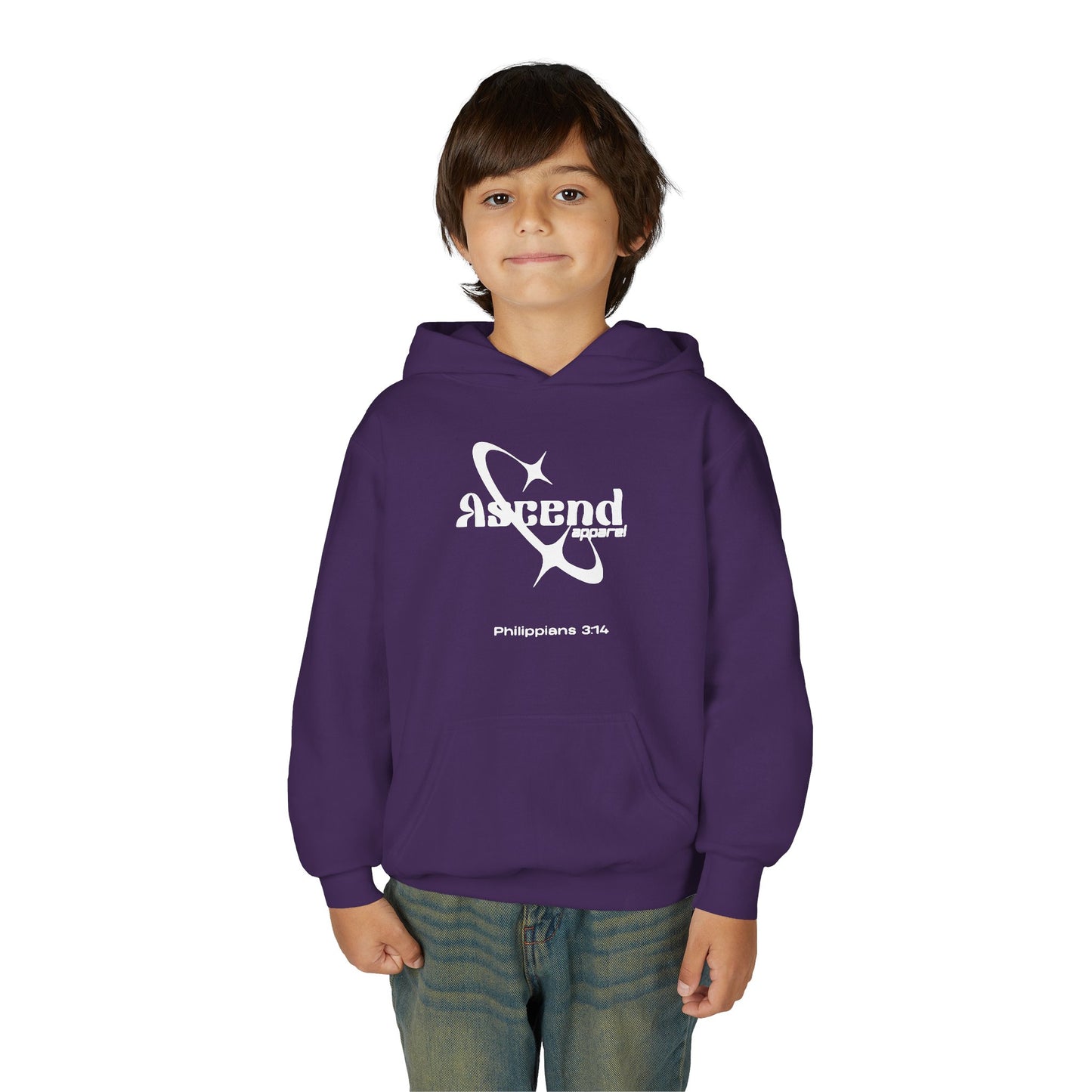 Ascend Apparel Youth Hooded Sweatshirt