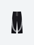 Baggy Curved Stripe Sweatpants - Athletics