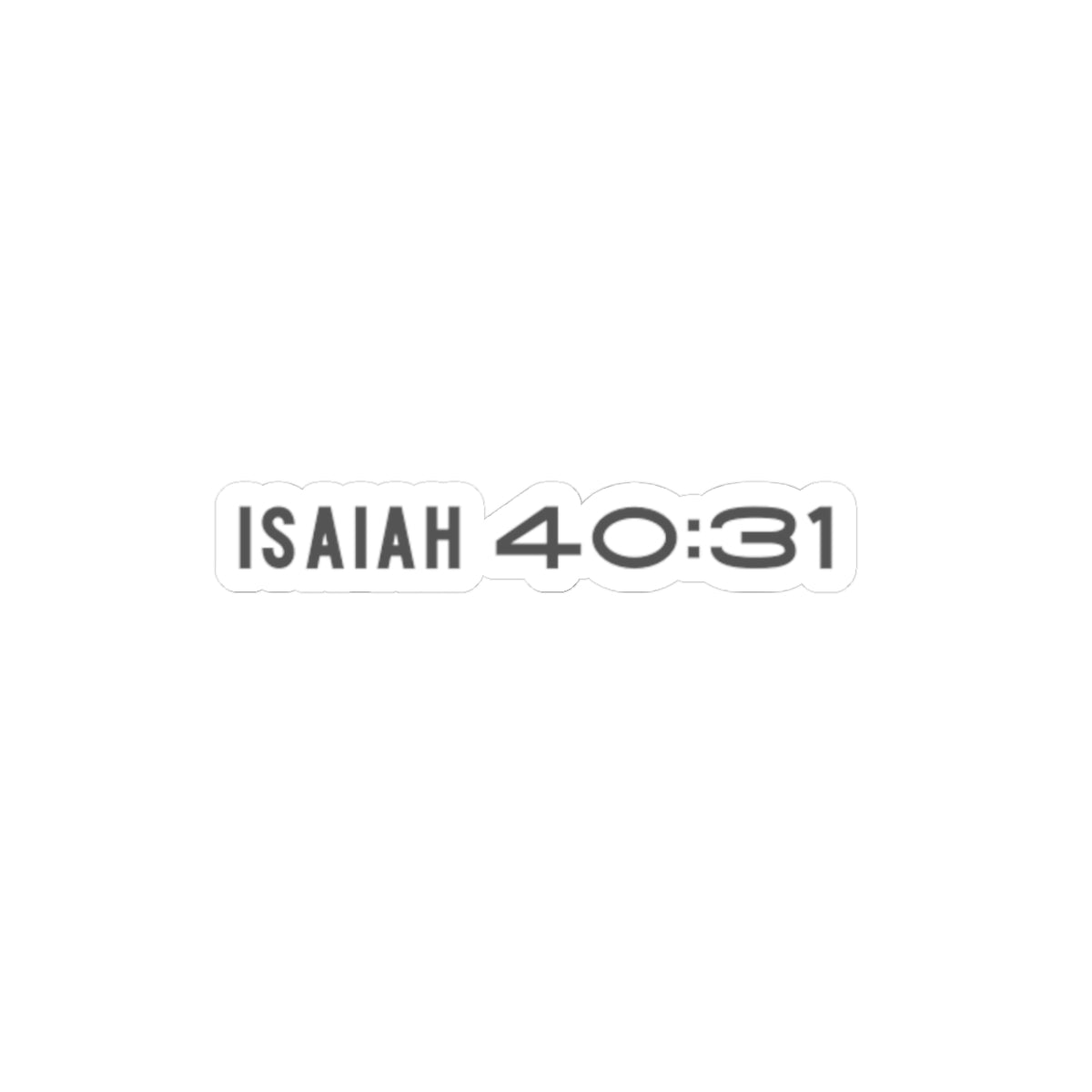 Ascend Apparel Isaiah 40:31 Stickers