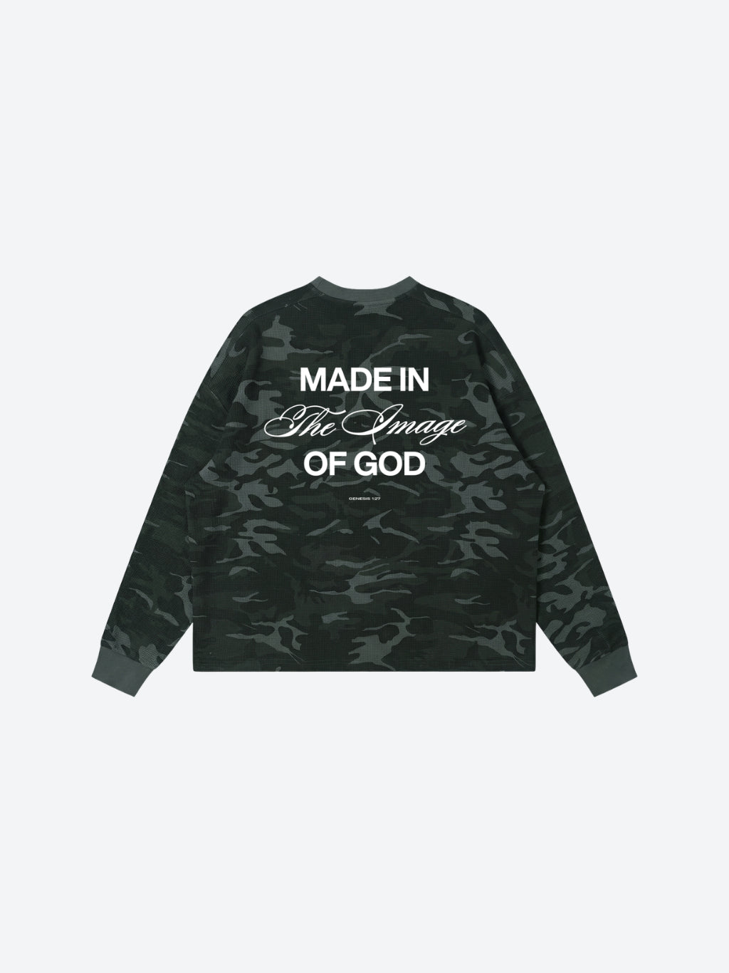 Waffle Knit Long-Sleeve