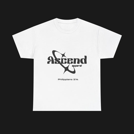 Ascend Apparel Unisex Heavy Cotton Tee | Cool Casual Wear, Universe Vibes, Planet Graphics, Gift for Space Lovers, Trendy Everyday Style