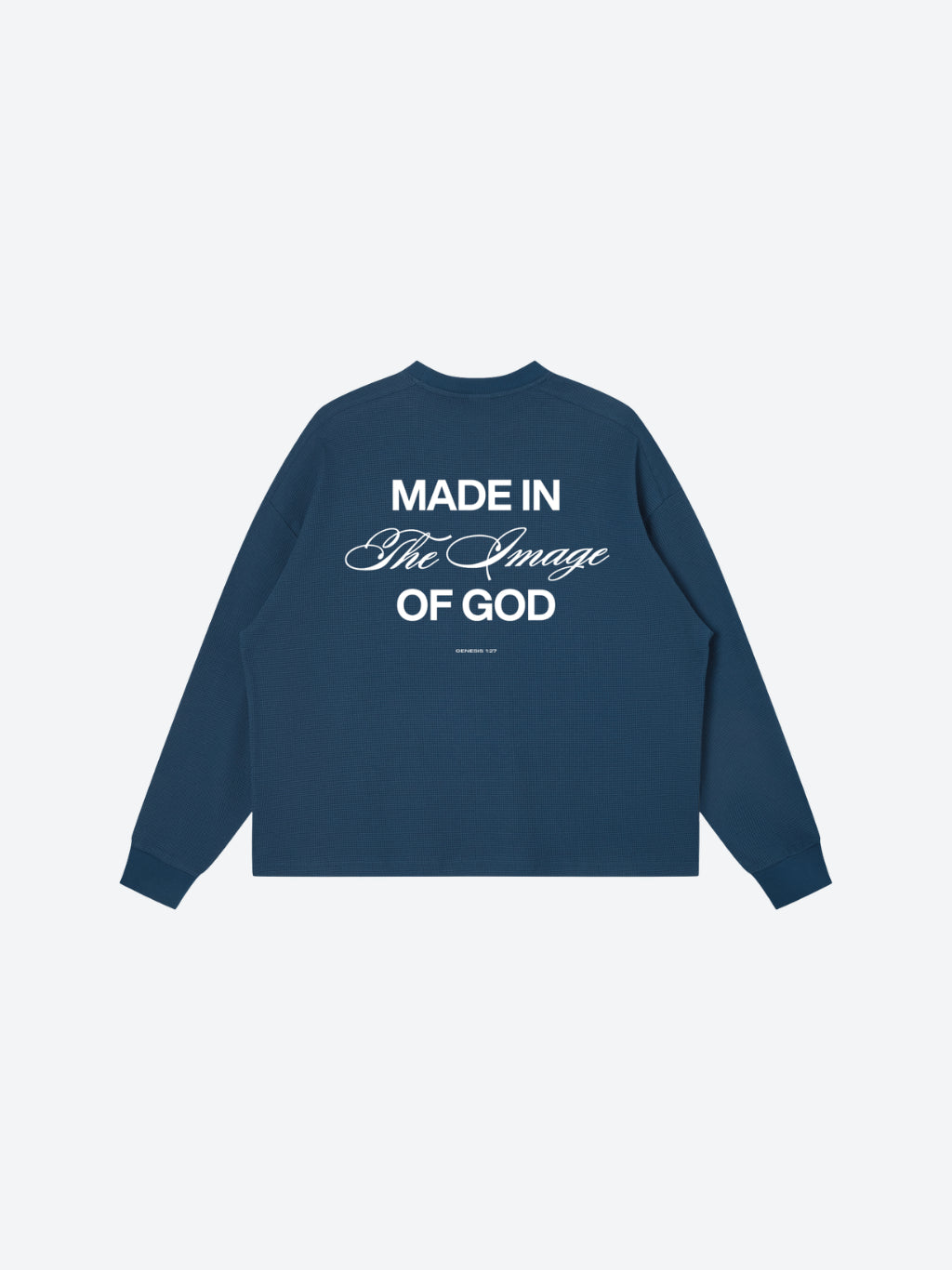 Waffle Knit Long-Sleeve