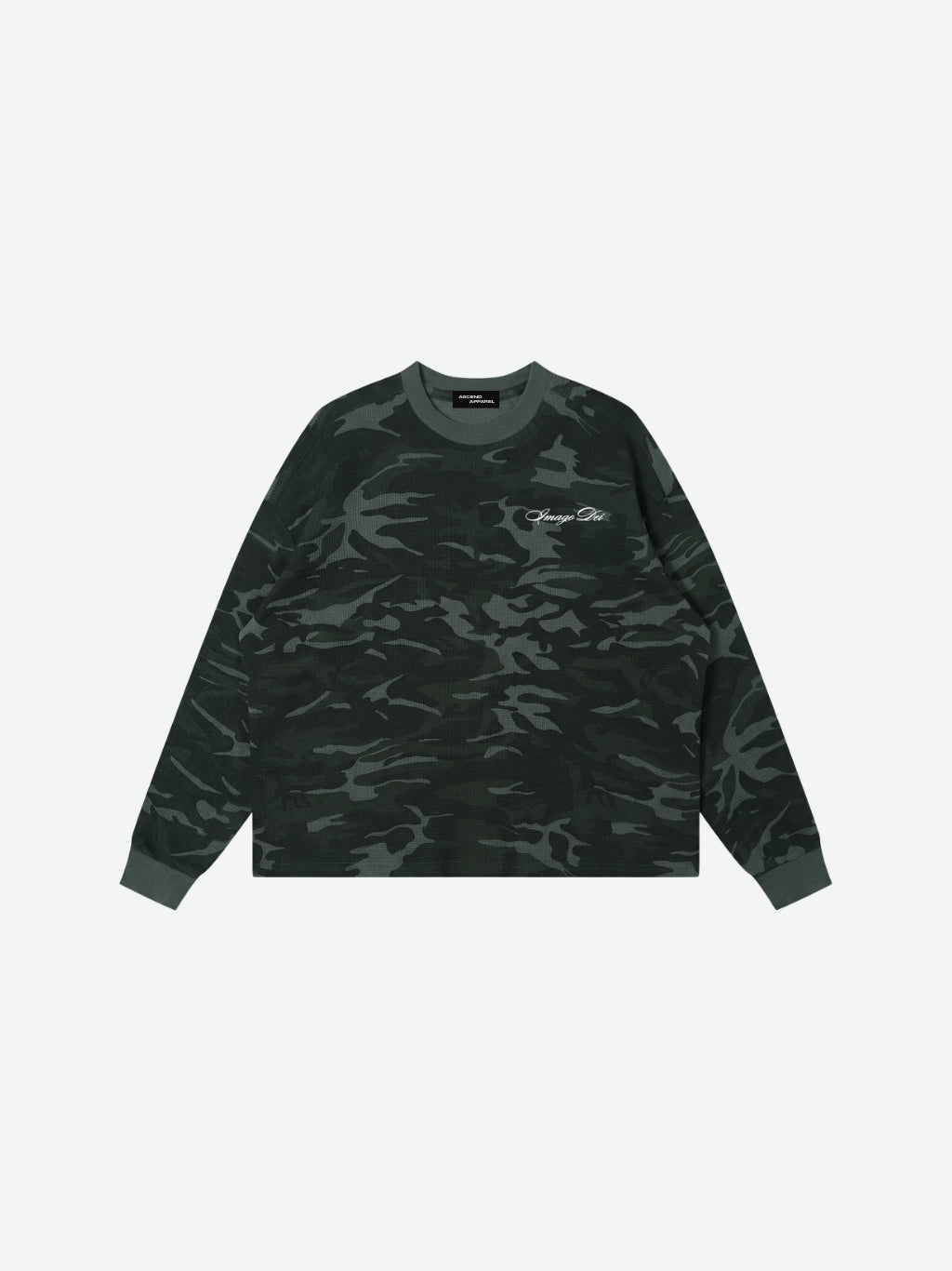 Waffle Knit Long-Sleeve
