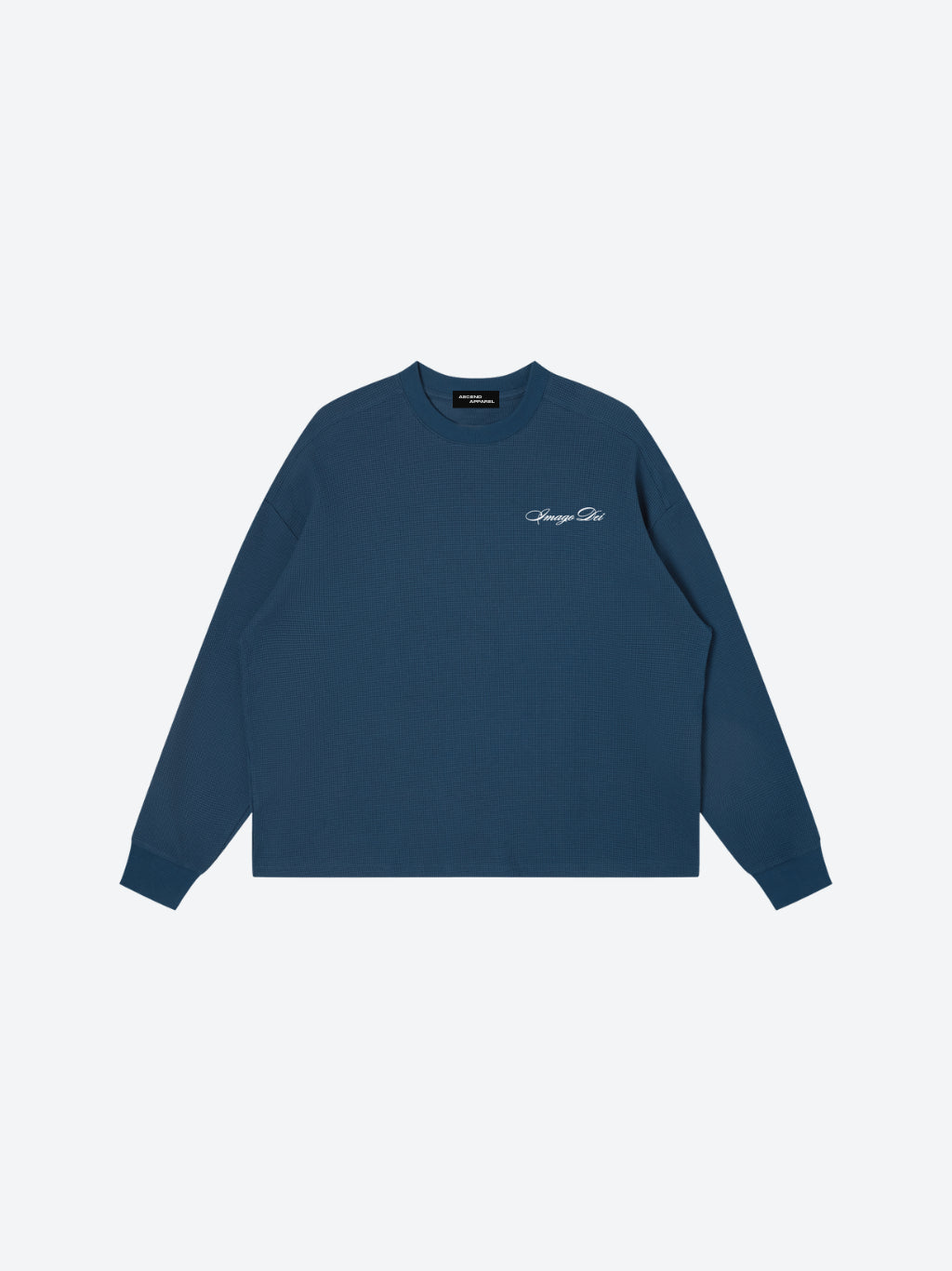 Waffle Knit Long-Sleeve
